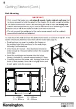 Preview for 8 page of Kensington CH-07D Instruction Manual