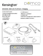 Kensington DEMCO UH4000C Quick Start Manual предпросмотр