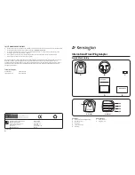 Kensington International Travel Plug Adapter Quick Start Manual предпросмотр