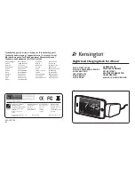 Предварительный просмотр 1 страницы Kensington K33458EU Quick Start Manual