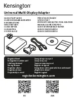 Preview for 1 page of Kensington K33974 Quick Start Manual