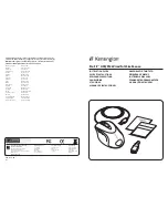 Kensington K72343US Instruction Manual preview