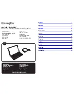 Preview for 1 page of Kensington KeyFolio Thin X2 Quick Start Manual