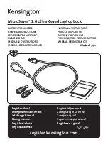 Preview for 1 page of Kensington MicroSaver 2.0 Instruction Manual