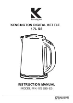 Предварительный просмотр 1 страницы Kensington MK-17S25B-E5 Instruction Manual