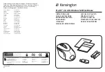 Preview for 1 page of Kensington Pro Fit K72342EU Instruction Manual