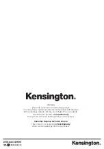 Preview for 12 page of Kensington RH-D11 Instruction Manual