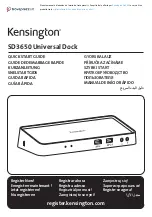 Kensington SD3650 Quick Start Manual предпросмотр