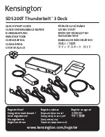 Kensington SD5200T Quick Start Manual preview