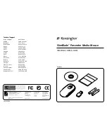 Kensington SlimBlade Presenter Media Instruction Manual preview