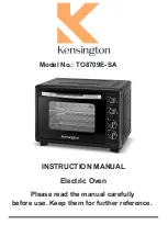 Kensington TO8709E-SA Instruction Manual preview
