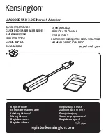 Preview for 1 page of Kensington UA0000E Quick Start Manual