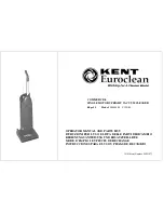 Предварительный просмотр 1 страницы Kent Euroclean 56649960 Operator'S Manual