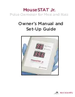 Preview for 1 page of Kent Scientific MouseSTAT Jr Owners Manual And Set-Up Manual