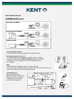 Предварительный просмотр 3 страницы KENT A1369 Instructions For Use