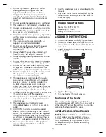 Preview for 2 page of KENT KPE216-121 Owner'S Instruction Manual