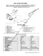 Предварительный просмотр 3 страницы KENT KW-1015W Operating, Maintenance Instructions & Illustrated Parts List