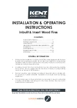 KENT KWF295-6937 Installation & Operating Instructions Manual предпросмотр