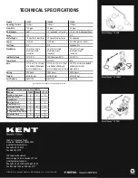 Предварительный просмотр 2 страницы KENT SelectSpray 1250E Specifications