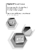 Kentec Electronics Sigma CP K Series Operation And Maintenance Manual preview