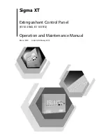 Preview for 1 page of Kentec Electronics Sigma XT K11031F2 Operation And Maintenance Manual