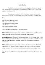 Preview for 4 page of Kentech Instruments PBG7 Manual