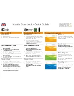 Preview for 1 page of Kentix DoorLock-DC Quick Manual