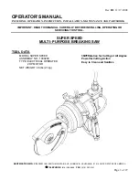 KENTMASTER SUPER SPEED 1000200 Operator'S Manual preview