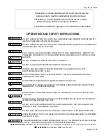 Preview for 2 page of KENTMASTER Super Speed Operator'S Manual