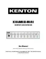 Kenton KILLAMIX-MINI User Manual предпросмотр