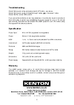 Предварительный просмотр 4 страницы Kenton LNDR MIDI line driver Operating Manual