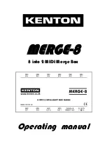 Kenton MERGE-8 Operating Manual предпросмотр