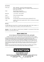 Preview for 4 page of Kenton MIDI USB HOST mk3 Operating Manual