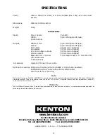 Preview for 21 page of Kenton PRO-2000 Operating Manual