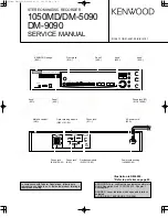 Kenwood 1050MD Service Manual preview