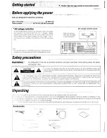 Предварительный просмотр 2 страницы Kenwood 1090VR Instruction Manual