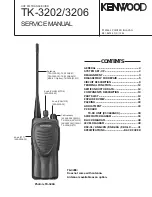 Preview for 1 page of Kenwood 3206 Service Manual