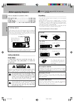 Preview for 2 page of Kenwood 5.1 KRF-V7050D Instruction Manual