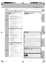 Preview for 3 page of Kenwood 5.1 KRF-V7050D Instruction Manual