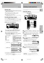 Preview for 23 page of Kenwood 5.1 KRF-V7050D Instruction Manual