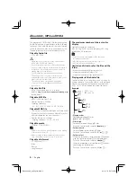 Preview for 6 page of Kenwood 86120-YZA59 Owner'S Manual