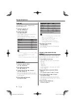 Preview for 8 page of Kenwood 86120-YZA59 Owner'S Manual