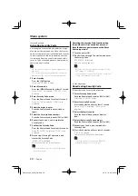 Preview for 20 page of Kenwood 86120-YZA59 Owner'S Manual