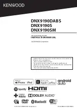 Предварительный просмотр 1 страницы Kenwood 9190DABS Instruction Manual