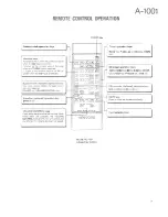 Preview for 3 page of Kenwood A-1001 Service Manual