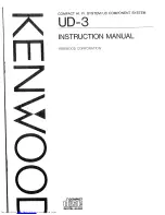 Предварительный просмотр 1 страницы Kenwood A-311 Instruction Manual