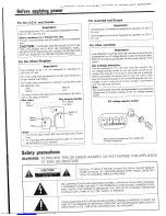 Preview for 3 page of Kenwood A-311 Instruction Manual