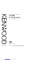 Preview for 1 page of Kenwood A-722 Instruction Manual