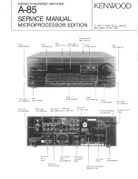 Предварительный просмотр 38 страницы Kenwood A-85 Service Manual