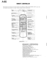 Предварительный просмотр 47 страницы Kenwood A-85 Service Manual